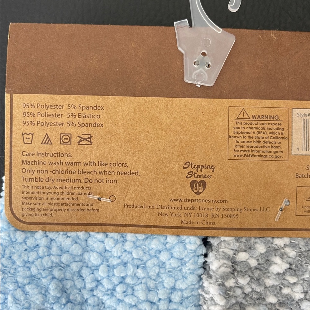 Bear Paw socks for infants with grip/ 4 pack - Picture 3 of 4